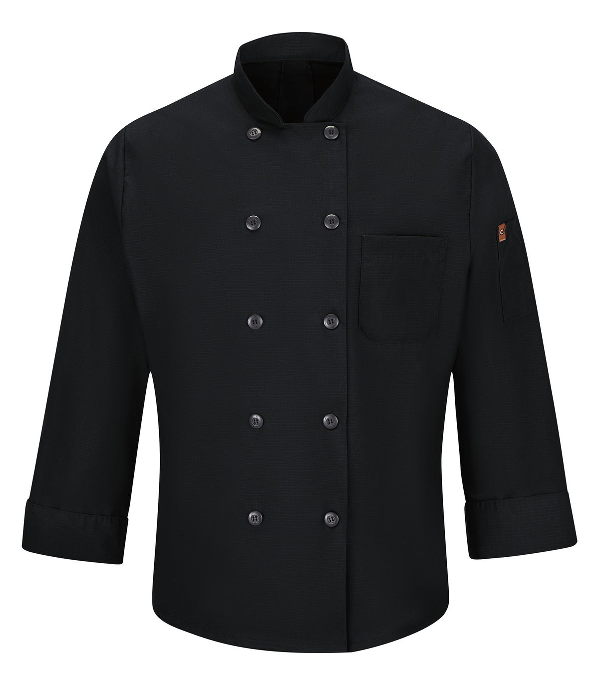 RED KAP&reg; CHEF DESIGNS&reg; CHEF COAT WITH OILBLOK + MIMIX™. 042X - Special Order - XPRESS Feature Item