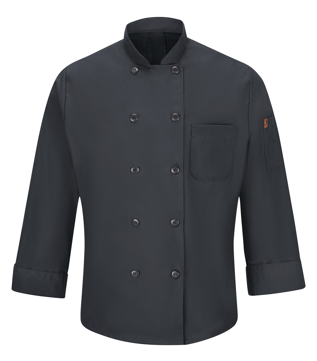 RED KAP&reg; CHEF DESIGNS&reg; CHEF COAT WITH OILBLOK + MIMIX™. 042X - Special Order - XPRESS Feature Item