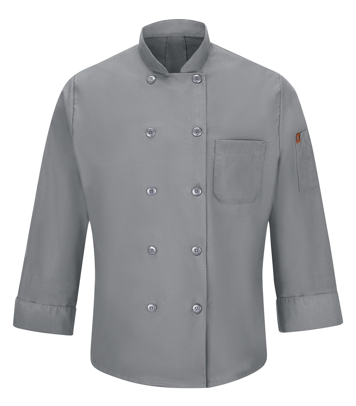 RED KAP&reg; CHEF DESIGNS&reg; CHEF COAT WITH OILBLOK + MIMIX™. 042X - Special Order - XPRESS Feature Item