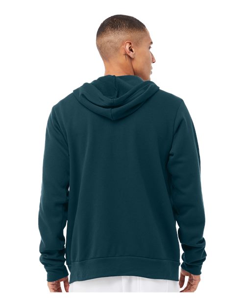 BELLA + CANVAS Unisex Sponge Fleece Full-Zip Hoodie Sweatshirt 3739