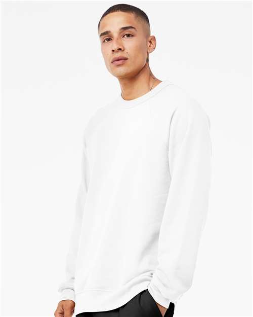 BELLA + CANVAS Unisex Sponge Fleece Raglan Crewneck Sweatshirt 3901