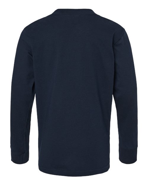 Next Level Youth Cotton Long Sleeve Tee 3311