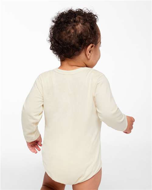 Rabbit Skins Infant Fine Jersey Long Sleeve Bodysuit 4421