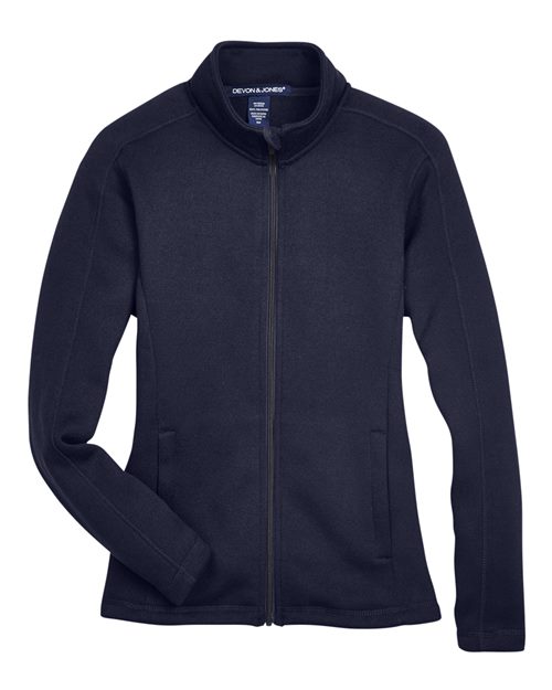 Devon & Jones Women's Bristol Full-Zip Sweater Fleece Jacket DG793W