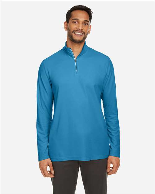 CORE365 Men's Fusion ChromaSoft™ Pique Quarter-Zip Pullover CE405