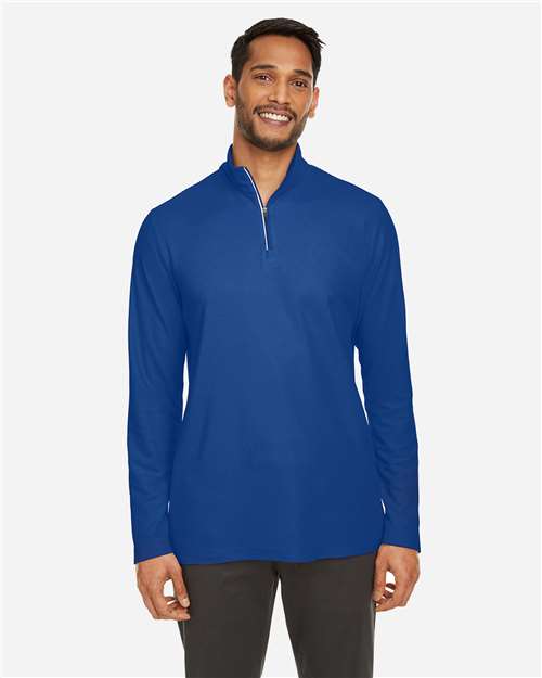 CORE365 Men's Fusion ChromaSoft™ Pique Quarter-Zip Pullover CE405