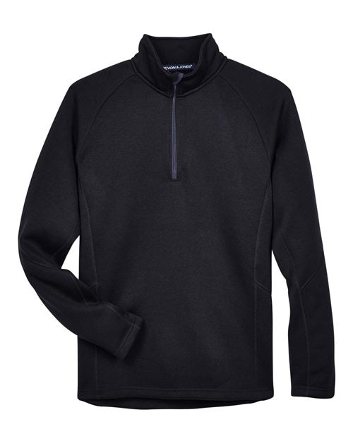 Devon & Jones Unisex Bristol Sweater Fleece Quarter-Zip Pullover DG792