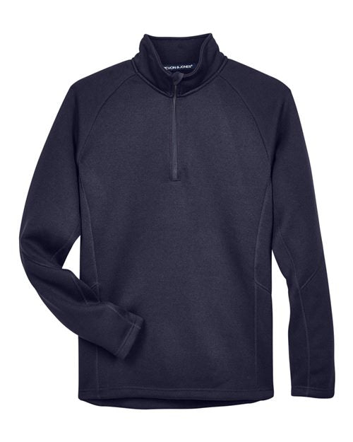 Devon & Jones Unisex Bristol Sweater Fleece Quarter-Zip Pullover DG792