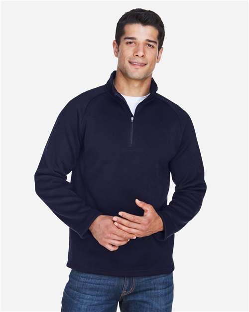 Devon & Jones Unisex Bristol Sweater Fleece Quarter-Zip Pullover DG792