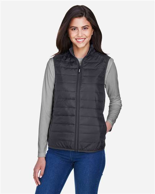 CORE365 Women's Prevail Packable Puffer Vest CE702W