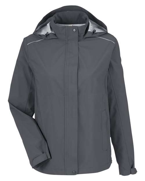 CORE365 Women's Barrier Packable Waterproof Rain Jacket CE712W