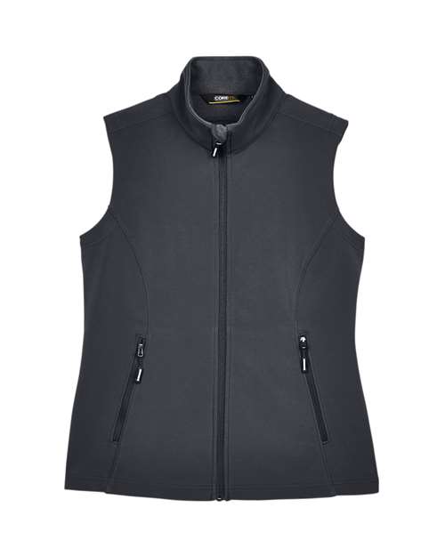 CORE365 Women's Cruise Two-Layer Fleece Bonded Soft Shell Vest CE701W