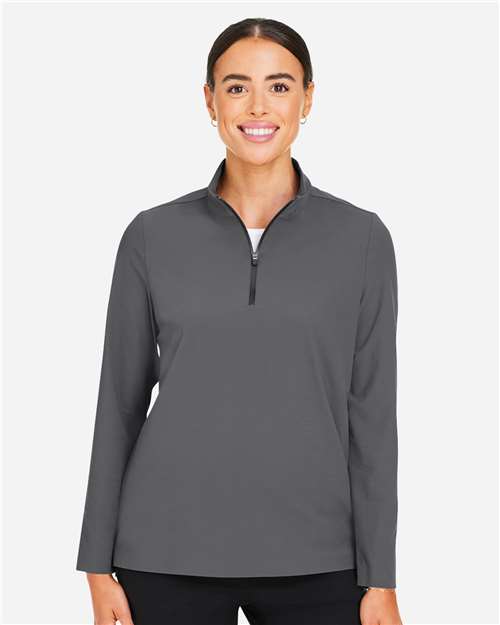 Devon & Jones Women's CrownLux Performance® Windsor Welded Quarter-Zip Pullover DG410W