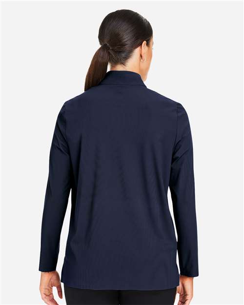 Devon & Jones Women's CrownLux Performance® Windsor Welded Quarter-Zip Pullover DG410W
