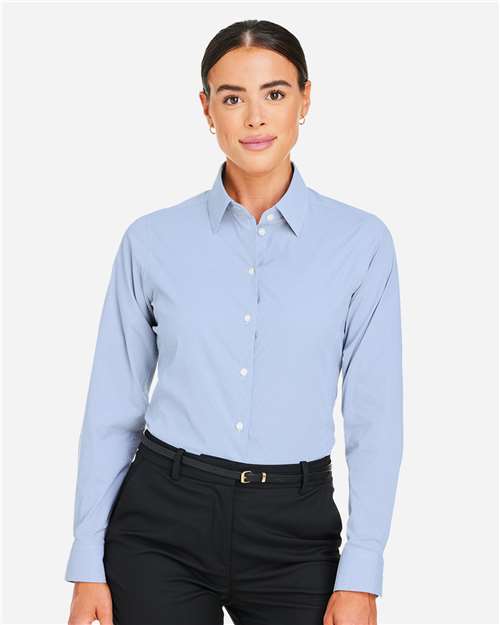 Devon & Jones Women's CrownLux Performance® Microstripe Dress Shirt DG537W