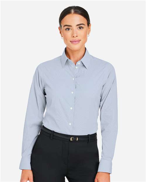 Devon & Jones Women's CrownLux Performance® Microstripe Dress Shirt DG537W