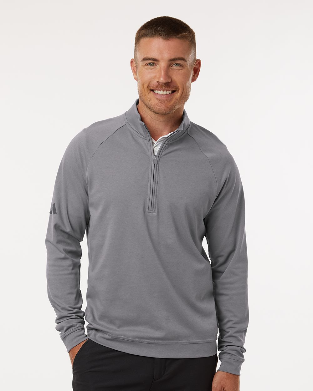 Adidas Men's Club Quarter-Zip Pullover A598