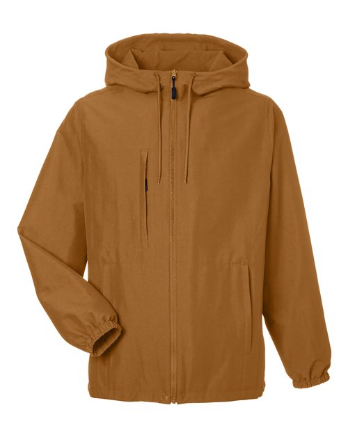 Harriton Unisex Flex Twill Hooded Jacket M73