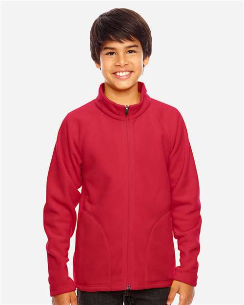 Team 365 Youth Campus Microfleece Jacket TT90Y