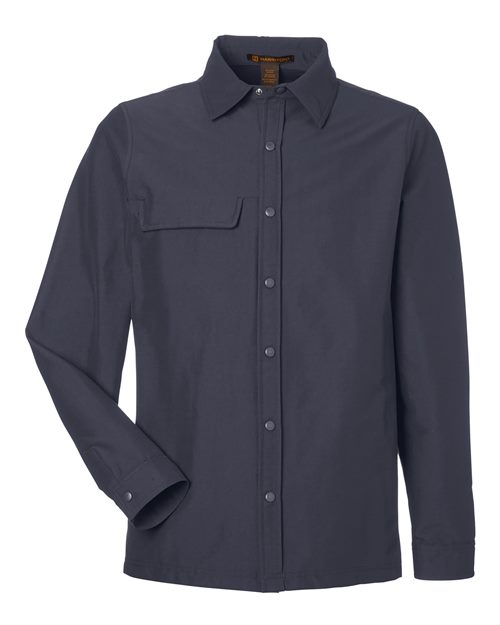 Harriton Unisex Flex Twill Overshirt Jacket M72