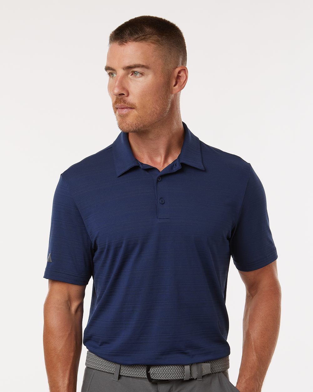 Adidas Men's Textured Stripe Polo A704
