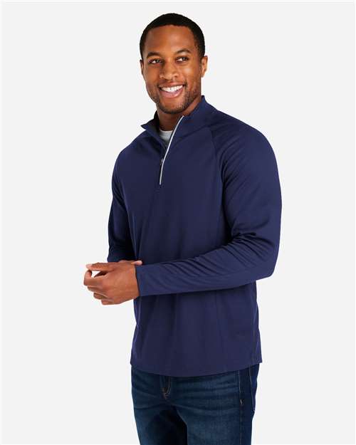 CORE365 Men's Origin Performance Pique Quarter-Zip Pullover CE418