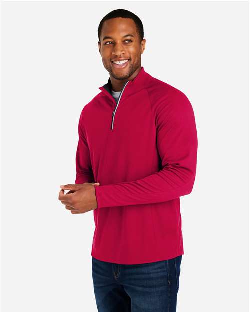 CORE365 Men's Origin Performance Pique Quarter-Zip Pullover CE418