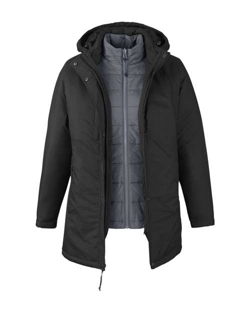 CORE365 Women's Inspire 3-in-1 Jacket with Insulated Liner CE725W