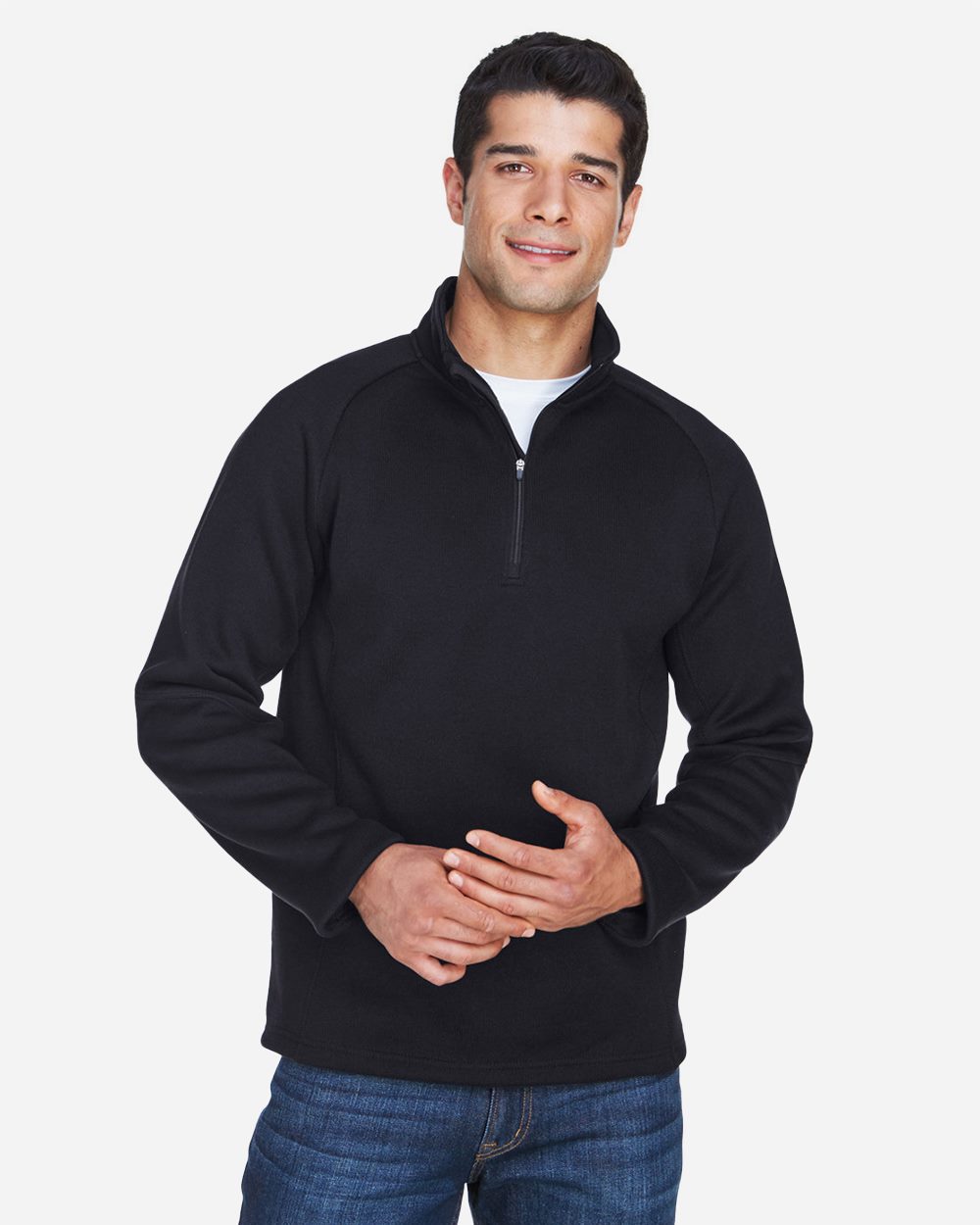 Devon & Jones Unisex Bristol Sweater Fleece Quarter-Zip Pullover DG792