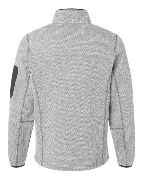 North End Men's Jasper Jacquard Full-Zip Fleece Jacket NE730