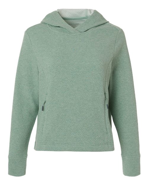 North End Women's Spirit Textured Hooded Pullover NE729W