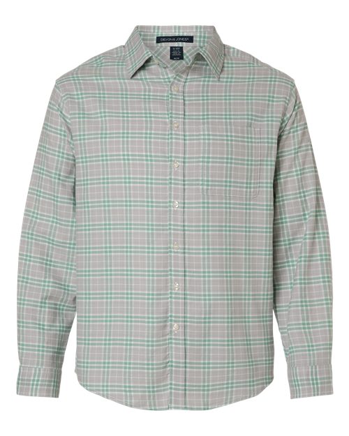 Devon & Jones Men's Concord Yarn-Dye Flannel Shirt DG508