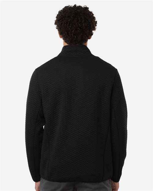 North End Men's Aspen Herringbone Fleece Full-Zip NE425