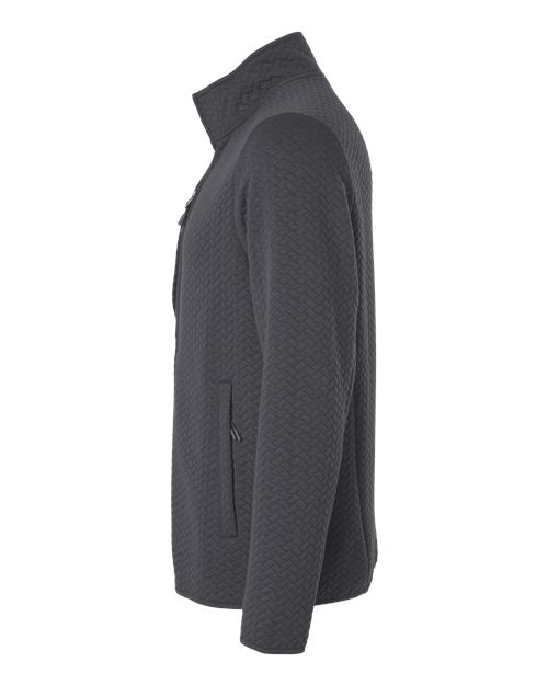 North End Men's Aspen Herringbone Fleece Full-Zip NE425