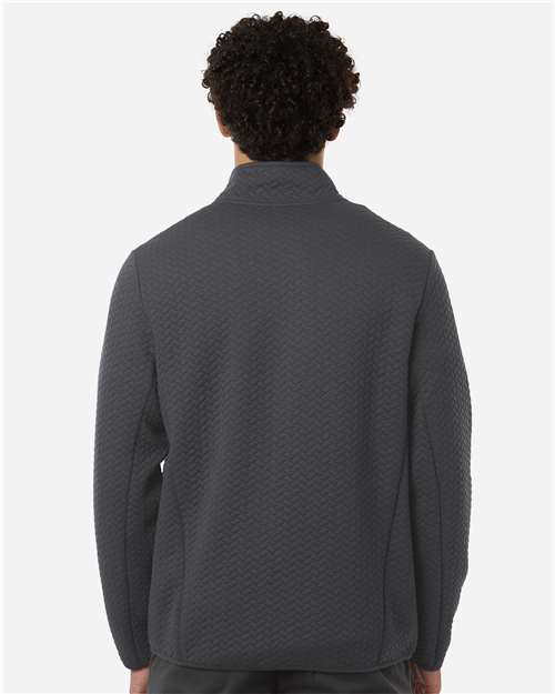 North End Men's Aspen Herringbone Fleece Full-Zip NE425