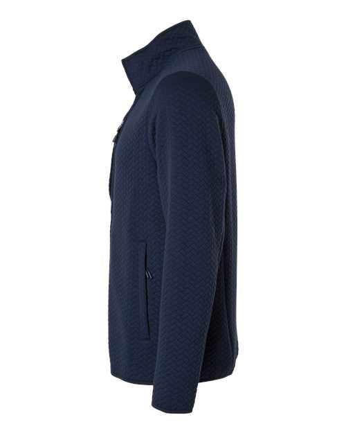 North End Men's Aspen Herringbone Fleece Full-Zip NE425