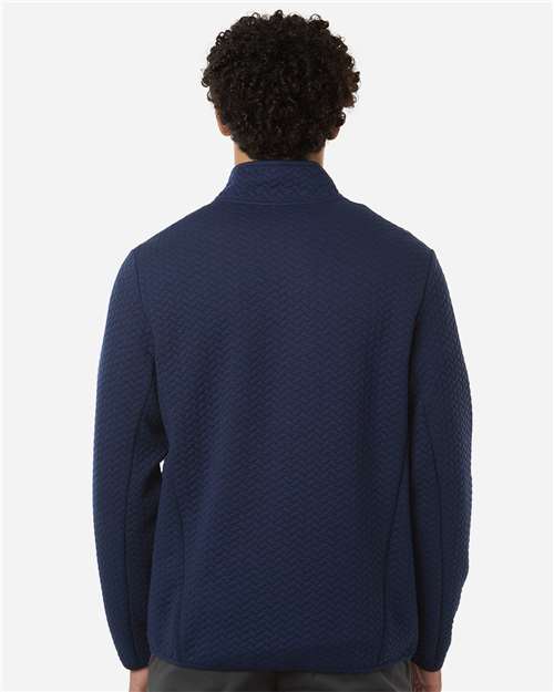 North End Men's Aspen Herringbone Fleece Full-Zip NE425
