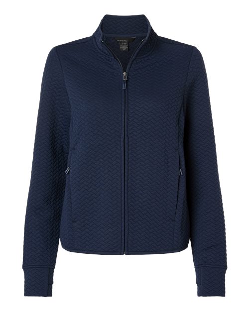 North End Women's Aspen Herringbone Fleece Full-Zip NE425W