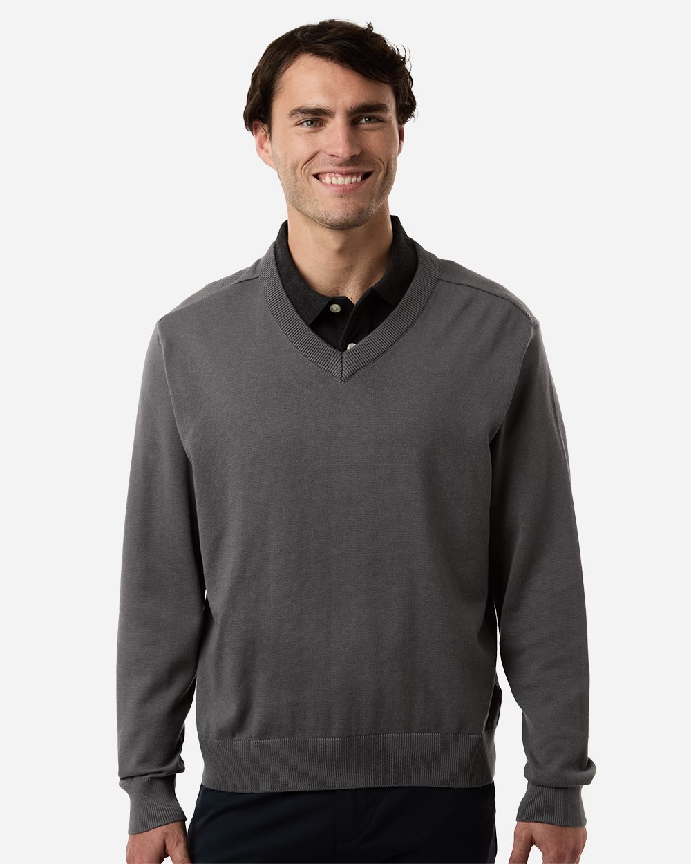 Devon & Jones Men's New Classics V-Neck Sweater DG445
