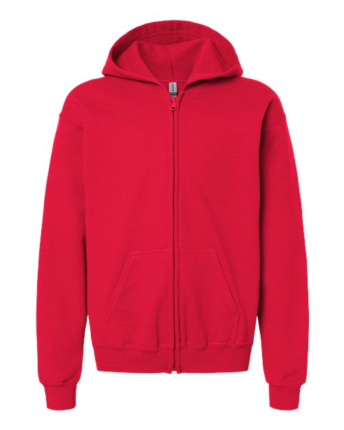 Gildan Youth Heavy Blend™ Full-Zip Hooded Sweatshirt 18600B