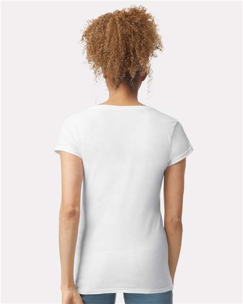 Gildan Women's Softstyle® V-Neck T-Shirt 64V00L