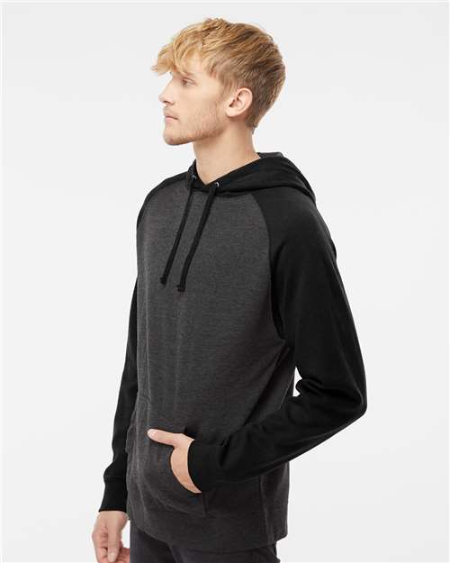 Independent Trading Co. Unisex Raglan Hooded Sweatshirt IND40RP