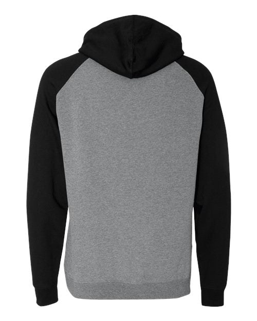 Independent Trading Co. Unisex Raglan Hooded Sweatshirt IND40RP