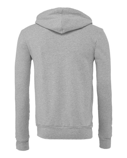 BELLA + CANVAS Unisex Sponge Fleece Full-Zip Hoodie Sweatshirt 3739