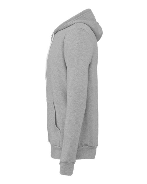 BELLA + CANVAS Unisex Sponge Fleece Full-Zip Hoodie Sweatshirt 3739