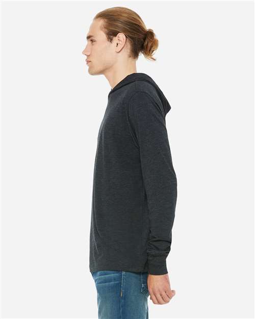 BELLA + CANVAS Unisex Jersey Hooded Long Sleeve Tee 3512