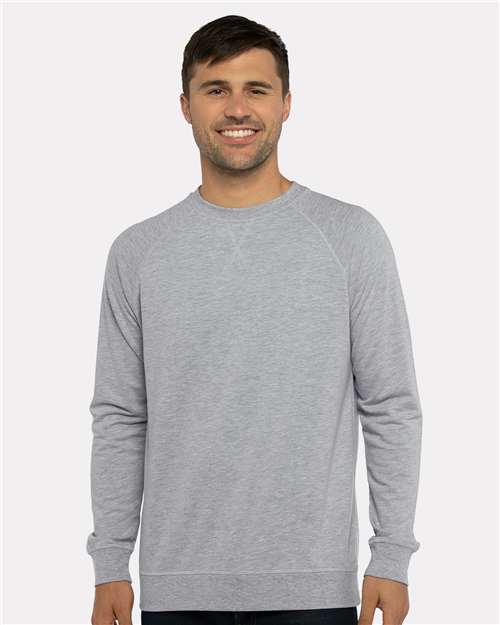 Next Level Unisex Laguna Raglan Crewneck Sweatshirt 9000