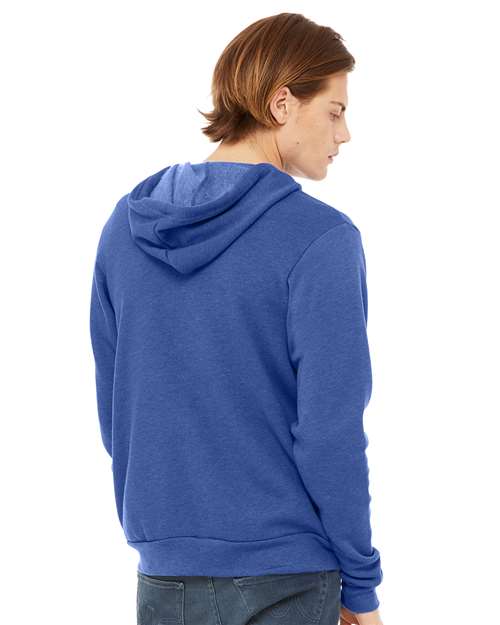 BELLA + CANVAS Unisex Sponge Fleece Full-Zip Hoodie Sweatshirt 3739