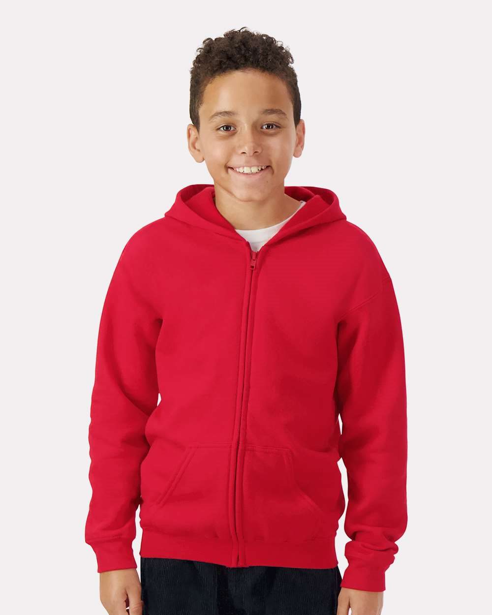 Gildan Youth Heavy Blend™ Full-Zip Hooded Sweatshirt 18600B