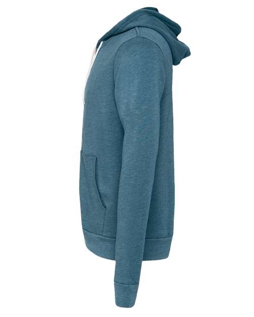 BELLA + CANVAS Unisex Sponge Fleece Full-Zip Hoodie Sweatshirt 3739